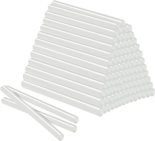 LILIIN 2 kg Heißklebesticks Heißkleber Heißklebestifte Klebestifte 11x200mm Klebesticks DIY Ersatzsticks für Handelsübliche Heißklebepistole (Semi-transparent 100 Stück)