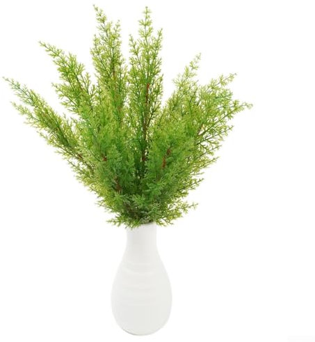 Wunderschöner künstlicher Kiefern-Zypressen-Zweig für drinnen und draußen