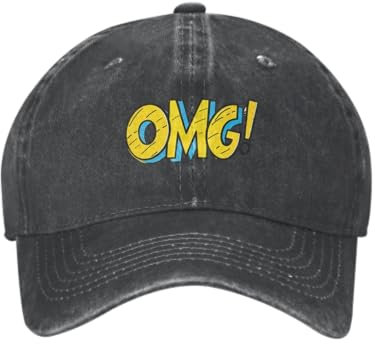 OMG Cartoon Baseball Caps Soft Trucker Hüte für Männer Frauen Jeanshüte Outdoor Casual Sport All Seasons