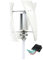 Kit de generador de turbina eólica vertical para el hogar, de bajo ruido, 10 000 W, 220 V, 12 V, 24 V, 48 V, sin núcleo, molino de viento vertical de bajas revoluciones con controlador (color: blanco)