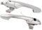 Koaudb for Fiat 500 Door Handle Chrome Exterior Silver Door Handle Offside Right Driver & Left Passenger Side for 2007-2016 Fiat 500, for 2008-2016 Abarth Replace# 735485876 735592026 735592012(2Pcs)