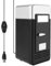 Qusedwey USB Mini Nevera Congelador Envío Directo Frío USB Mini Nevera Mini Refrigerador De Soda Portátil Pequeño para Coche Negro