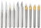 Be In Your Mind 10 Pezzi 1/8 Gambo CNC 3D Fresa Router V Bit 3.175mm 3 Spigoli Piramide Incisione 20 30 45 60 90 Gradi