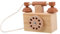 Abaodam Spielzeugtelefon für kinderspielzeug Rollenspiel Telefon Telefon Retro-Wählscheibentelefon Vintage-Wählscheibentelefon altes Telefon Holz
