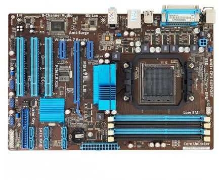 XYYZXKL Placas Base de Ordenador Compatible con Placa Base de Escritorio Original Fit For ASUS M5A78L LE, AMD 760G, Socket AM3+, DDR3 32G, SATA2, USB 2.0, ATX.