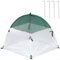 HOHOVYVY Mini serra, tenda invernale per piante, 60 x 60 x 60 cm, protezione antigelo, per giardino con 4 picchetti (D)
