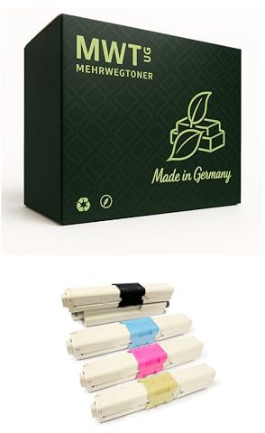 Mehrwegtoner Toner 5X Tonerpatrone kompatibel für Oki MC351 MC352 MC361 MC362 MC561 MC562 ersetzt