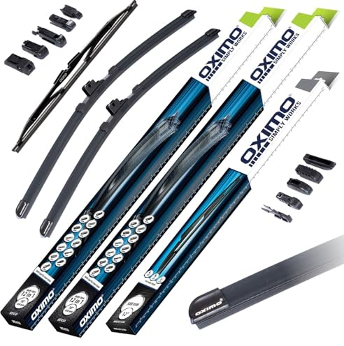 OXIMO Scheibenwischer für Ford Tourneo Connect 2 II MK2 Kombi ab 2013 | Front und Heckscheibenwischer, 3er Set Wischerblätter - links 750 mm, rechts 700 mm, hinten 350 mm