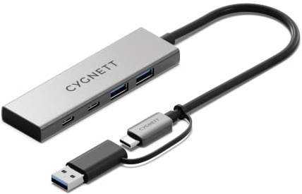 Unite 4-in-1 USB-C auf USB-C & USB-A Hub