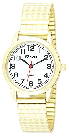 Ravel - Unisex Everyday Quartz Watch with Minute Track