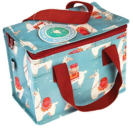 Rex London Isolierte Snacktasche (Kühltasche) Lama, Lunchbox, Türkis