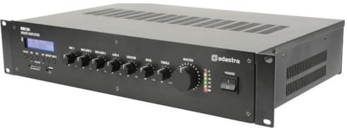 Adastra | Complete Powered Mixer & Amplifier Combo | Bluetooth, USB, SD, FM Tuner | 120 Watts