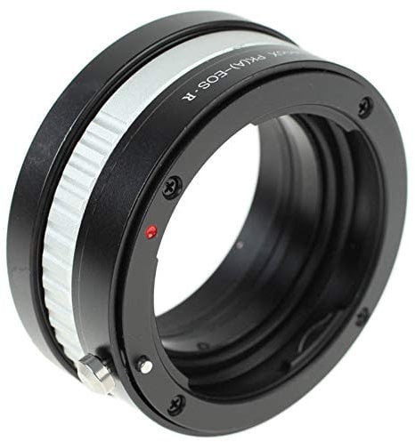 Quenox Objektiv-Adapter für Pentax-K-Objektiv an Canon-EOS-R-Kamera