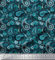 Soimoi Blau Baumwoll-Voile Stoff Blumen & Paisley Stoff Meterware 42 Zoll breit