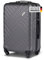 Xonic Design Reisekoffer - ABS Hartschalen Koffer mit 360° Leichtlauf-Rollen - hochwertiger Trolley mit Zahlenschloss in M-L-XL oder Set (Dunkelgrau, L)