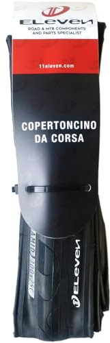 Eleven Bibip RSC 700 X 25c Pieghevole Nero Cubierta para Bicicleta, Negro