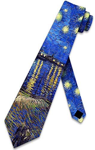 Art Ties Herren Krawatte Van Gogh Rhone von Three Rooker