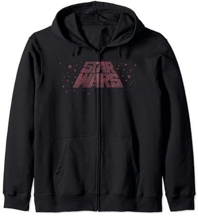 Star Wars Vintage Logo Sticker Zip Hoodie