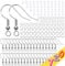 Hypoallergenes Ohrring-Haken-Set, Anezus 720-teiliges Ohrring-Herstellungs-Set mit hypoallergenen Ohrring-Haken, Ohrring-Verschlüssen und Biegeringen zur Herstellung und Reparatur von Ohrringen