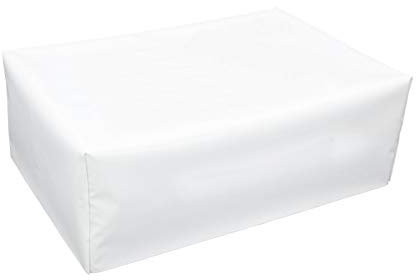 Outdoor Palettenhusse weiß, PVC-beschichtet, Vinylplane, Palettenabdeckung mit Klett-Verschluss, Verschiedene Größen (für 1 Palette, 120x80x14,5 cm)
