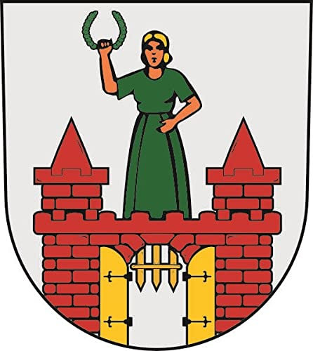 U24 Aufkleber Magdeburg Wappen Autoaufkleber 18 x 20 cm Sticker Konturschnitt
