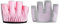HEEPDD Yoga-Pilates-, 4 Finger, Atmungsaktiv, Gummiband, rutschfest, Kurze Mikro-Trainingshandschuhe, Handflächenschutz für Frauen für Körperbalance (Rosa M 18cm / 7.1in)