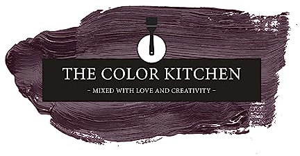 Livingwalls THE COLOR KITCHEN kräftige Wandfarbe - Malerfarbe für farbenfrohe Räume - matte Innenfarbe in Violett - 5l Deckfarbe in TCK2007