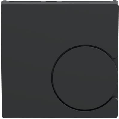 Schneider Electric Merten MEG5779-0403 Smart Home Connected Raumtemperaturregler-MODUL, Unterputz, System M, kompatibel mit Amazon Alexa und Google Home, Schwarz