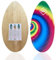 Rip Holz 41´´´ Skimboard 104,1 cm