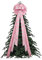 Christmas Tree Topper Bow Decorations - Xmas Tree Topper, Wreath Bow, Best Christmas Crafts for Home Decor, 44 Inch