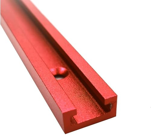 300-800 MM 19x9,5mm Tischkreissäge Router Holzbearbeitung Rutsche Schiene T-schiene T-nut Schiene Jig T Schraube Vorrichtung Slot Tisch DIY Werkzeuge (Color : Red, Size : 800mm)