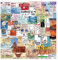 60 Teile/Satz Japanische Postkarte Ticket Stil Stempel Aufkleber Schreibwaren Reise Tagebuch Gepäck wasserdichte Helm Aufkleber