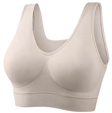 Last Minute Angebote Von Amazon Buestenhalter Mit Buegel 95C Soft BH OHN Bugel Gepolstert Schalen BH Mit Vorderverschluss BH Gold Damen Push Up Glammering Premium Wireless Shaper Bra
