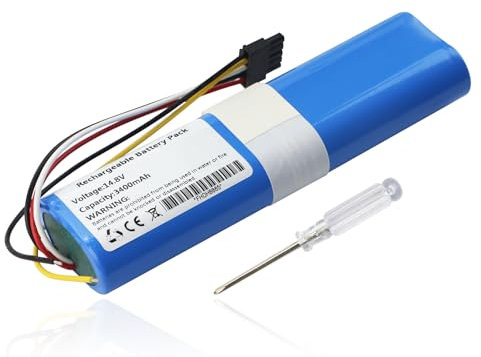 ANTIEE 3400mAh Robots Batería para CECOTEC Conga 3090 3091 3092 1690 1890 2090 2290 para Aspiradora Robot Vacuum Cleaner RoboVac 14.8V