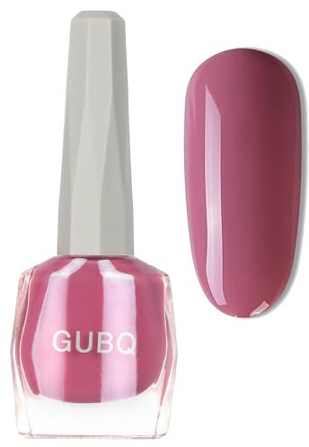 Dark Pink 60 Second Nail Varnish - Quick Dry, Long Lasting, Hard Wearing - Oil Base Vegan Nail Polish - Non Chip & Non Peelable For Nail Art At Home