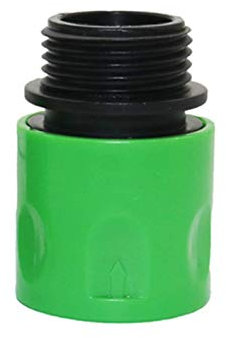 Adaptador de Conector de Manguera 2 Piezas 3/4 Pulgadas Estánamericano Estáneuropeo Conector Rápidoho Tubería de Riego de Jardín Conectores Adaptadores de Acoplamiento de Manguera/Están Europeo/3/4''