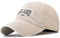 URTAODFE Oakland Washed Baseballkappe, Baumwoll-Trucker-Mütze, Couple Duck Tongue Cap, beige, L