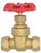 NHKSFBLQ Fit 15mm 22mm 28mm 35mm 42mm OD Copper Tube Compression Union Brass Gate Valve Switch For Plumbing Water Heating Pump Isolation(Fit 28mm OD Tube)