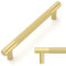 Amerdeco 10 Piezas Tiradores Oro Mate para Cocina 128mm, Tiradores para Armarios y Cajones, Tirador de Puerta UK0040