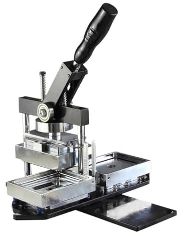 ZHIXUMM Button Maker Machine, 80 * 53mm Pro Badge Machine Button Maker, Fridge Magnet Button Badge Makingpaper Cutter + 200pcs Component