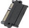 Adaptador SAS a, SAS a USB SAS a Disco Duro a Placa Base Adaptador Convertidor de 15 Pines Puerto SAS a SFF - 8482 Carcasa de Plástico Negra (Directo (10310))