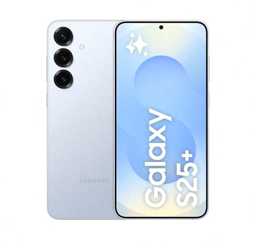 Samsung Galaxy S25+ AI Smartphone, Galaxy AI, 12GB Memory, 512GB Storage, 50MP Camera, Icy Blue, 3 Year Manufacturer Extended Warranty (UK Version)