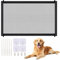 Puerta de Seguridad para Gatos y Perros Extensibles, Puerta Seguridad Bebé Extensibles, Barrera para Perros, Plegable y Portátil, con 4 Ganchos y 6 Soportes de Plástico, 180 x 72cm