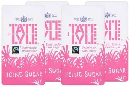 T&L Icing Sugar 3kg (Pack of 4)– Ultra-Fine Powdered Sugar | Perfect for Cakes, Frosting, Royal Icing, and Desserts | Smooth & Easy to Mix