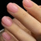 KQueenest Baby Pink Press on Nails Short Square, Short False Nails Coffin, Glossy Solid Light Pink Small Fake Nails Set, Perfectly Fit, Reusable Gel Stick on Nail for Women Daily Wear 24 Pcs