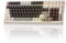 RK ROYAL KLUDGE Teclado mecánico F99, RGB, 2,4 GHz/BT/cable, interruptor crema, gris moca