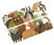 Mipcase Autocollants Animaux de Forêt pour Garçon Fille Décoration Murale Autocollante pour Chambre Garçon Fille Durable
