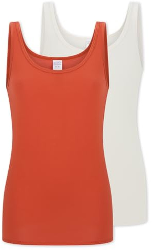 Schiesser Damen Unterhemd Top Trägertop 2er Pack Doppelpack - 162896