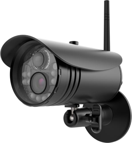 Megasat HS 50 – Zusatzkamera für Set HS 150 – Schwarz | Ersatzkamera, IP66, 10 m Nachtsichtreichweite