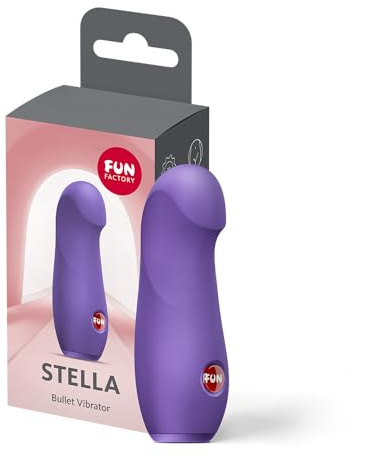 Fun Factory Stella | Mini-Vibrator für Frauen | 12 Vibrationsprogramme | gezielte G-Punkt-Stimulation | batteriebetrieben | Sex Spielzeug für Frauen | Erotik | Sex Toys | Hautfreundliches Silikon
